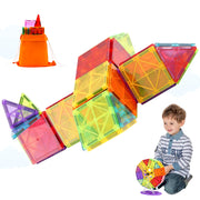 Bild in Galerie-Viewer laden, SucceBuy 121PCS Magnetic Building Blocks Set Construction Puzzle Magnetic Sheet Tiles Boys Girls Children Montessori Toys Gifts