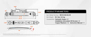 Load image into Gallery viewer, SucceBuy Hydraulic Top Link Cat.1-1 Hydraulic Cylinder with 2 Hoses&G3/8" Check Valve High-Sealing Check Valve Easy Installation