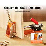 Load image into Gallery viewer, SucceBuy 30 Pcs Pocket Hole Jig Kit Adjustable & Easy to Use Pocket Hole Jig System with Step Drills Wrenches Drill Stop Rings