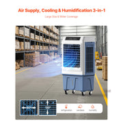 Load image into Gallery viewer, SucceBuy Evaporative Air Cooler 3100CFM with 9Gal Water Tank Swamp Cooler with Remote Control 12H Timer 4 Ice Boxes 3 Wind Speed