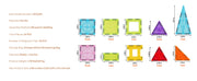 Charger l'image dans la visionneuse de galerie, SucceBuy 32 pièces de tuiles lumineuses magnétiques, blocs de construction, jouets éducatifs magnétiques STEM sensoriels à empiler pour tout-petits, garçons et filles