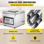 Load image into Gallery viewer, SucceBuy DZ-260C Chamber Vacuum Sealer Kitchen Food Packing Sealing Machine 110V Packaging for Food Saver Home Commercial Using - AMOCART