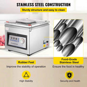 Load image into Gallery viewer, Amocart DZ-260C Chamber Vacuum Sealer Kitchen Food Packing Sealing Machine 110V Packaging for Food Saver Home Commercial Using