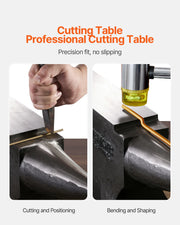 Load image into Gallery viewer, SucceBuy Single Horn Anvil Cast Steel Anvil High Hardness Rugged Round Horn Anvil for Blacksmiths Stable Base Metal Working Tool - AMOCART