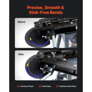 Load image into Gallery viewer, SucceBuy Electric Tube Bending Machine 750W Electric Tubing Bender w/ 6L Hydraulic Cylinder w/ 3 Dies for 1" 1-1/2" 1-3/4" Pipes