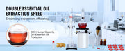 Bild in Galerie-Viewer laden, SucceBuy Essential Oil Distillation Kit 500ml 2L Distillation Apparatus 3.3 Boro Lab Glassware Distillation Kit w/ Heat Plate