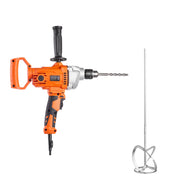Load image into Gallery viewer, SucceBuy Drill Mixer 1/2in 5/8 in Corded Electric Drill Mixer Set Mixing Drills Machine D-Handle Handheld Cement Mixers - AMOCART
