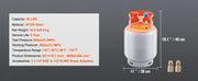 Bild in Galerie-Viewer laden, Amocart Refrigerant Recovery Tank 50 LBS Capacity 400 psi Portable Cylinder Tank with Y-Valve for Liquid/Vapor, for R22/R134A