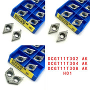Load image into Gallery viewer, DCMT070204 DCMT11T304 VP15TF UE6020 Carbide Insert Internal Turning Tool High Quality CNC Turning Insert Cutting Lathe Tools
