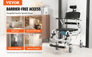 Load image into Gallery viewer, Indoor Bathroom Shower , SucceBuy Aluminum Alloy Mobility Chair for Elderly