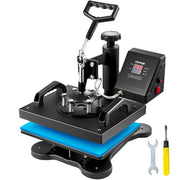 Bild in Galerie-Viewer laden, SucceBuy 12x10Inch Dual Digital Heat Press Machine 650W Swing Away 360 Degree Rotation Transfer Sublimation Printing for T-Shirt