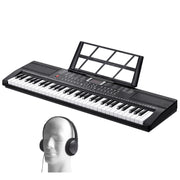 Bild in Galerie-Viewer laden, SucceBuy 61 Key Digital Keyboard Piano Electric Portable Piano 200 Tones 200 Rhythms or 600 Tones 500 Rhythms for Beginner Use