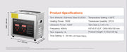 Load image into Gallery viewer, SucceBuy 2L 3L 6L 10L 22L 30L Ultrasonic Cleaner Stainless Steel Portable Cleaning Washing Machine Ultrasound Home Appliance