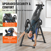 Charger l'image dans la visionneuse de galerie, SucceBuy Inversion Table Heavy Duty Inversion Table Decompression Back Stretcher Machine Strength Training Equipment w/Headrest
