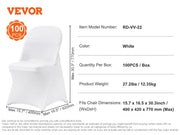 Load image into Gallery viewer, SucceBuy 12-100pcs Stretch Spandex Chair Covers Universal Fitted Chair Cover Removable Washable Slipcovers for Wedding Holiday