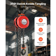 Load image into Gallery viewer, SucceBuy 1T/2T Hand Chain Hoist Manual Chain Block with 8/10/20ft Lifting Height Pulley Hoist for Garage Warehouse Machinery