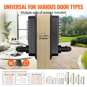 Load image into Gallery viewer, SucceBuy Mechanical Keyless Entry Door Lock Single/Double -Sided 14 Digit Keypad and Handle Embedded