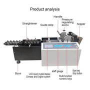 Load image into Gallery viewer, 0.1-2mm Automatic Metal Wire Straightening and Wire Rope Cutting Machine for Stainless Steel Copper Welding Wire Flat Cutter