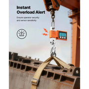 Load image into Gallery viewer, Amocart 1100Lbs/500kg Digital Crane Scale Industrial Hanging Scale with LCD Display 0.2lbs Division & 3 Unit Switch for Garage