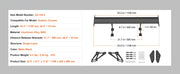 Bild in Galerie-Viewer laden, Amocart GT Wing Car Spoiler 53.1 inch Universal Spoiler with Double Deck Car Rear Spoiler Wing, Racing Spoiler BGW/JDM Drift