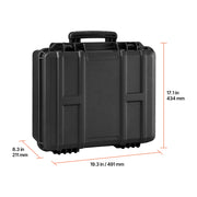 Load image into Gallery viewer, Amocart Hard Pistol Case Hard Gun Case with XPE Foam Lining Waterproof Pistol Box with Customizable Interior for Gun Lenses