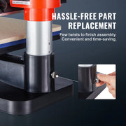 Load image into Gallery viewer, SucceBuy 5/6 in 1Heat Press Machine 12 x 15inches Fast Heating 360 Swing Away Digital Sublimation Transfer T-Shirt Vinyl Printer - AMOCART
