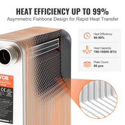 Load image into Gallery viewer, SucceBuy Heat Exchanger 5"x 12" 80 Plates Brazed Plate Stainless Steel For Floor Heating Water Heating Snow Melting Beer Cooling - AMOCART