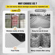 Load image into Gallery viewer, Amocart Welded Wire Fence Vinyl Coated Chicken Rabbit Mesh 1"x1" 16 Gauge 24"x50'/24"x100'/36"x50' Black Hardware Cloth & Mesh