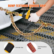 Load image into Gallery viewer, Amocart 2/4pcs Ratchet Chain Binders 1/4"-5/16" Load Binder with 2 Hooks Tie Downs Tow Chain for Flatbed Trailer Transport