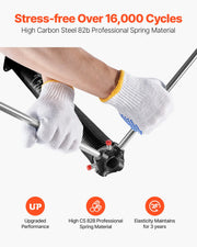 Load image into Gallery viewer, SucceBuy Garage Door Torsion Springs Pair Cycles Electrophoresis Black Coated for Replacement Garage Door Springs