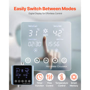 Load image into Gallery viewer, SucceBuy Digital Smart Instant Hot Water Recirculating Pump Kit with Built-in Thermostat Timer Digital Screen for Water Heaters