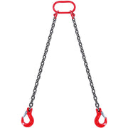 Load image into Gallery viewer, SucceBuy 3T 5ft Lifting Sling Chain 5/16 inch G80 Lifting Chains with 2 Leg Grab Hooks for Engine Hoist Engine Lift Chain