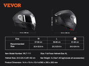 Load image into Gallery viewer, Amocart Full Face Motorcycle Helmet Smart Street ABS & High Density Helmet with Bluetooth Slot & Interchangeable Len, for Adult