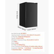 Load image into Gallery viewer, Amocart 48L 90L Mini Fridge Single Door Compact Refrigerator Adjustable Temperature Metal Shelf Energy Efficient Refrigerator