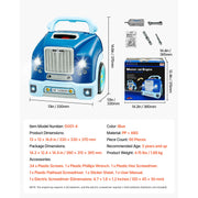 Load image into Gallery viewer, SucceBuy 60 Pcs Kids Mechanic Car Repair Set with Removable Parts & Horn Workshop Set Engine Toy for Toddler Children Gift
