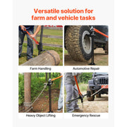 Load image into Gallery viewer, SucceBuy Farm Jack 60" Utility High Lift 3.18 Ton(7000lb) Ratcheting Off Road Jack Heavy-Duty Jack w/ 5.12"-54.33" Range for SUV