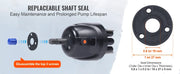Load image into Gallery viewer, SucceBuy Hydraulic Outboard Steering Kit 90HP/150HP/300HP & Helm Pump and 24FT/26Ft Hose for Single Station Single-Engine Boats