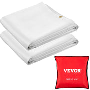 Load image into Gallery viewer, Amocart Emergency Fire Blanket 6x10 8x10FT Fiberglass Welding Blanket 2Pcs Survival Flame Retardant Safety Protective Equipment