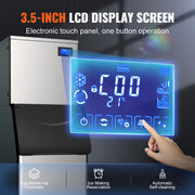 Bild in Galerie-Viewer laden, Amocart Commercial Ice Maker 400LBS/24H Ice Making Machine w/ 330.7LBS Large Storage Bin Auto Self-Cleaning Ice Maker Machine