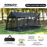 Load image into Gallery viewer, Sonuto 210D Automatic Camping Tent Large Instant Pop-up Family Tent Waterproof Anti-Mosquito Sun Shelter for Outdoor Beach Park