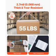Bild in Galerie-Viewer laden, SucceBuy 6/24 Rolls 7.6CM 70M High Viscosity Clear Adhesive Tape Transparent Packaging Tape for Office Wrapping Express Packing