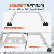 Load image into Gallery viewer, SucceBuy Ladder Stabilizer Adjustable Feet Extension Ladder Standoff Heavy Duty Wall Ladder Accessories for Gutter Easy to Use - AMOCART