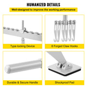 Load image into Gallery viewer, SucceBuy Dent Pull Bar 6 Claw Hook Dent Puller Single Leg Levelling Portable Dent Pull Bar Aluminum Alloy for Car Dent Repairing - AMOCART