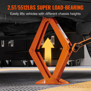 Bild in Galerie-Viewer laden, Amocart Scissor Jack 2.5 Ton/5512 lbs Scissor Car Jack 3.7"-17.1" Lifting Range Scissor Lift Jack Portable Tire Jack for Car