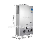 Load image into Gallery viewer, LPG Water Heater Propane Gas Tankless Stainless Instant Boiler 36KW Liquefied Petroleum Gas Water Heater 6L/8L/10L/12L/16L/18L