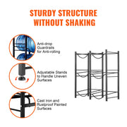 Load image into Gallery viewer, Amocart 3/4/5 Tiers Water Jug Holder Iron Water Bottle Holder Double/Single Row Easy Installation for Kitchen Office Livingroom