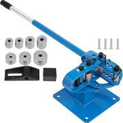 Bild in Galerie-Viewer laden, Amocart Pipe Bender YP-9Manual Bench Steel Tube Bending Kit with 7Dies 1-3inMultifonction Compact Flat Bar Rod Brake Bends Tool