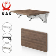 Load image into Gallery viewer, KAK 2pcs Folding Shelf Bracket Heavy Duty Stainless Steel Collapsible Shelf Bracket Hardware for Table Work RV Car Saving Space