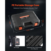 Charger l'image dans la visionneuse de galerie, SucceBuy Jeu de douilles pour embouts 107 pièces, métriques et SAE, six pans/Torx/Torx externe/inviolables/extra longues, en acier allié S2 et en acier Cr-V