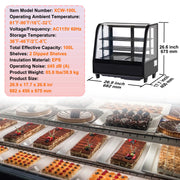 Load image into Gallery viewer, Amocart Refrigerated Display Case Countertop Pastry Display Case LED Lighting TURBO Cooling Frost Free Air Cooling